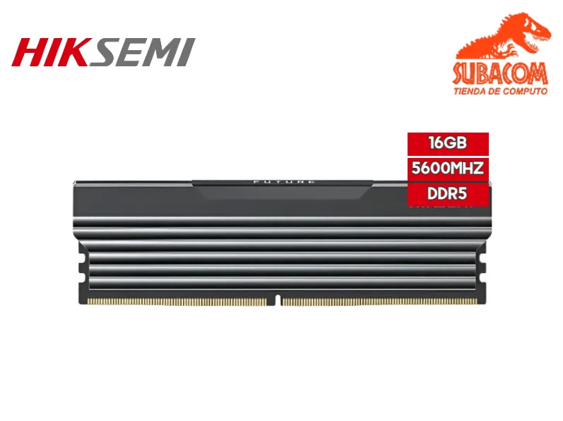 MEMORIA RAM HIKSEMI FUTURE, 16GB 5600MHZ DDR5, COLOR NEGRO