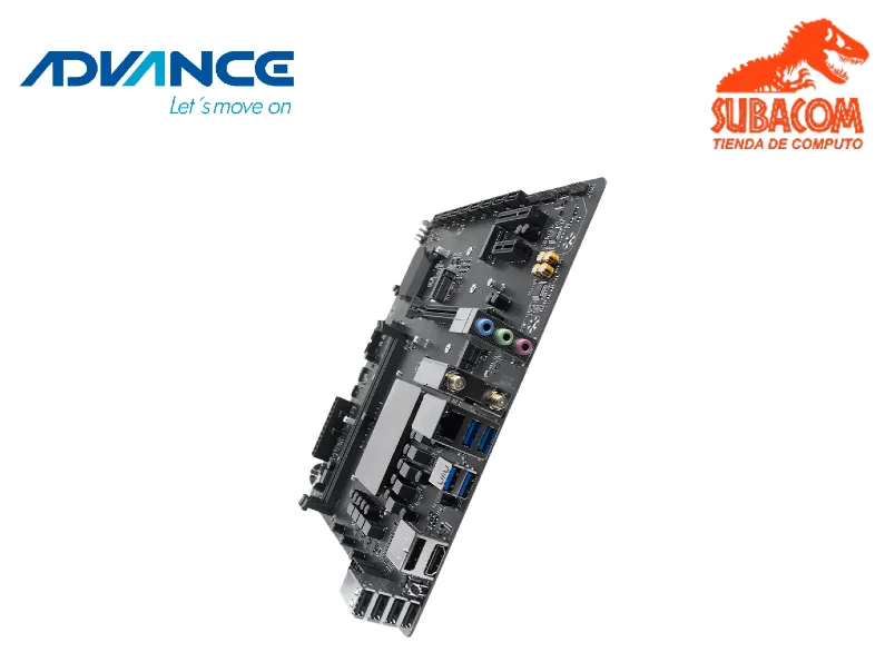 PLACA CON PROCESADOR MTDK ADVANCE, INTEL CORE I5-12600HX, 2 RANURAS DDR4, WIFI, BLUETOOTH, mATX 1