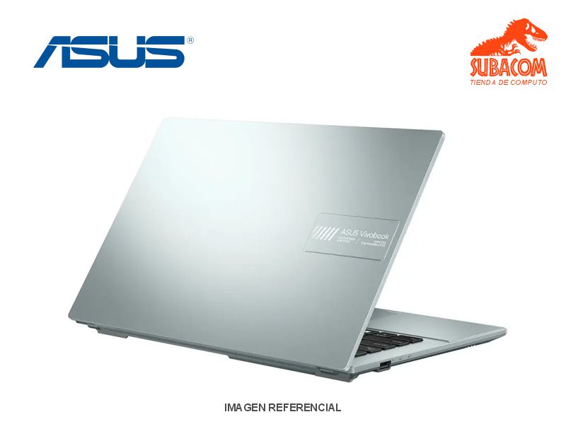 LAPTOP ASUS VIVOBOOK GO 15 E1504FA, RYZEN 5 7520U, RAM 16GB DDR5, SSD 512GB, PANT. 15.6" FHD, 3 CEL, FREEDOS, GREY GREEN 1
