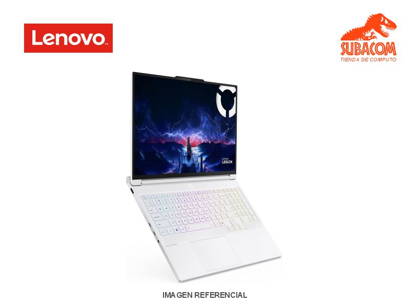 LENOVO LEGION 7 16IAX10, INTEL CORE ULTRA 9 275HX, RAM 32GB (2*16) DDR5, SSD 2TB (2*1TB), NVIDIA RTX 5070 DE 8GB, PANT. 16" 2.5K WQXGA (2560x1600) OLED 240HZ, ESPAÑOL, 4 CELDAS, FREEDOS, COLOR BLANCO 2