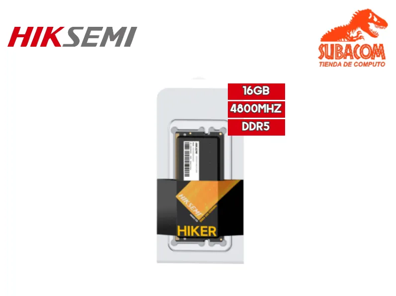 MEMORIA RAM HIKSEMI HIKER 16GB DDR5 4800MHZ SODIMM
