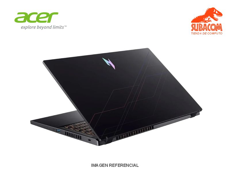 LAPTOP ACER NITRO V15, I5-13420H, RAM 16GB DDR4, SSD 512GB, RTX 5050 8GB, PANT. 15.6" FHD 165HZ, 4 CELDAS, WIN 11 HOME, NEGRO 1