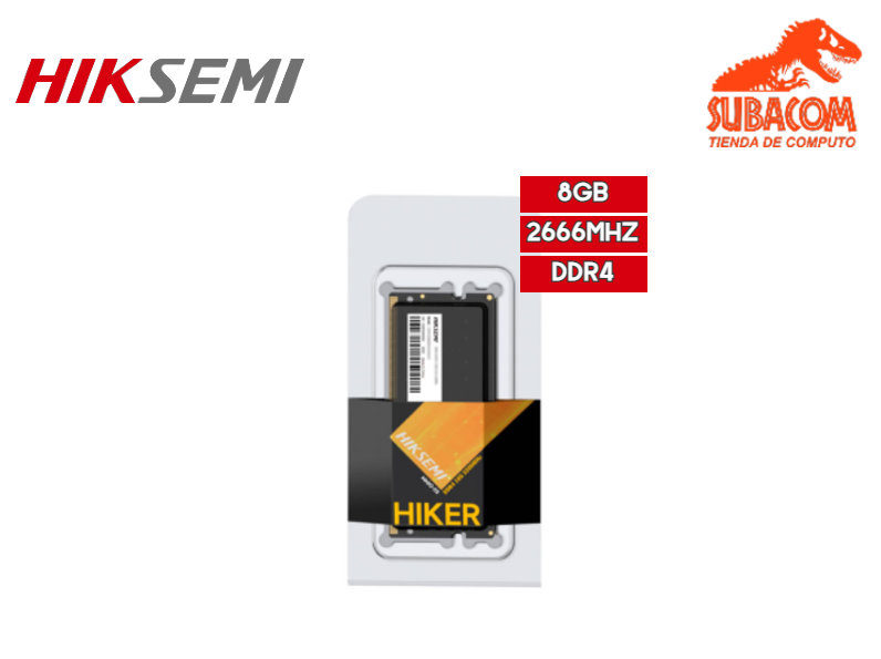 MEMORIA RAM HIKSEMI HIKER 8GB 2666MHZ DDR4 SODIMM