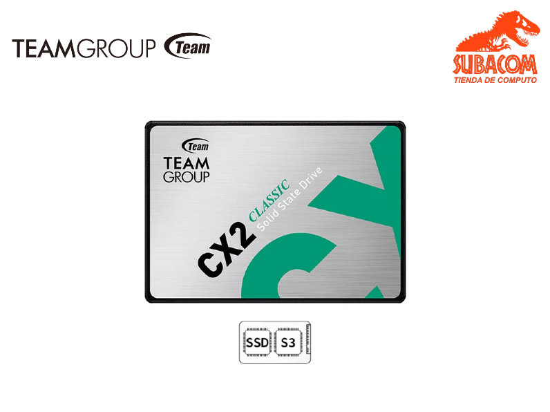 DISCO SOLIDO TEAMGROUP CX2 512GB SATA 2.5"