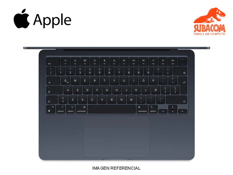 APPLE MACBOOK AIR 13 Z1HN0E/A, CHIP M2, RAM 24GB, SSD 512GB, PANT. 13.6" (2560x1664) LIQUID RETINA, ESPAÑOL, MACOS, COLOR MIDNIGHT 1