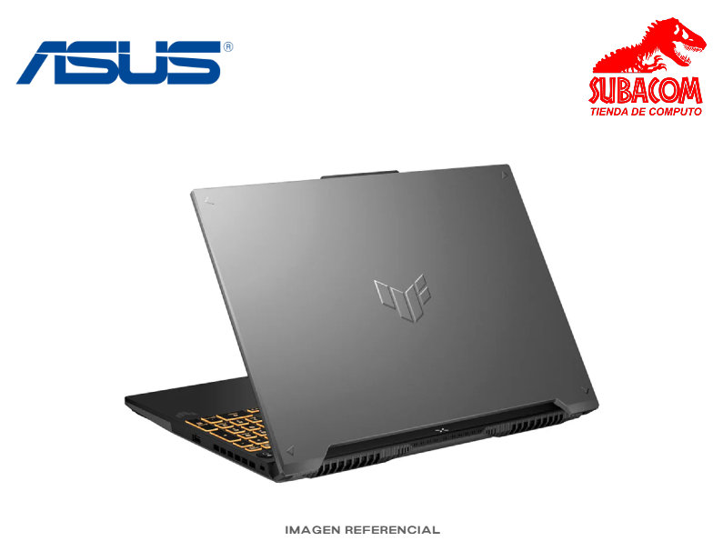 ASUS TUF GAMING F16, CORE 5 210H, RAM 8GB DDR4, SSD 512GB, RTX 3050 6GB, PANT. 16" WUXGA 144HZ IPS, ESPAÑOL, 4 CELDAS, FREEDOS, MECHA GRAY + MOCHILA Y MOUSE ASUS TUF 1