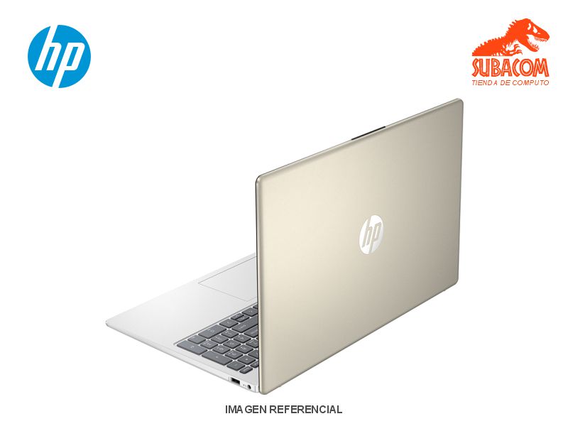 HP 15, CORE I5-1334U, RAM 16GB DDR4, SSD 512GB, PANT 15.6" FHD , 3 CELDAS, FREEDOS, COLOR TAPA DORADA 1