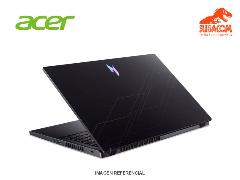 LAPTOP ACER NITRO V15 CORE 7 240H, RAM 32GB DDR4, SSD 512GB, RTX 5060 8GB, PANT. 16" FHD 165HZ, FREEDOS, NEGRO 1