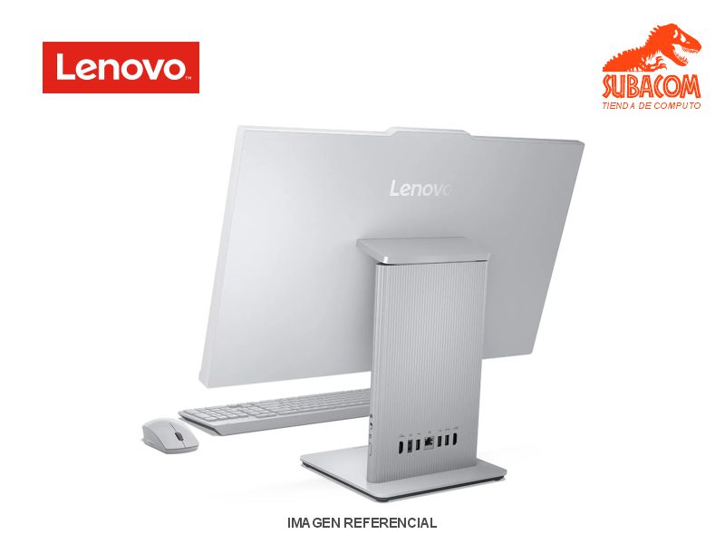 LENOVO ALL IN ONE IDEACENTRE AIO , I5-13420H, RAM 8GB DDR5, SSD 512GB, PANT. 24" FHD IPS 100HZ, FREEDOS, COLOR CLOUD GREY + MOUSE Y TECLADO  2