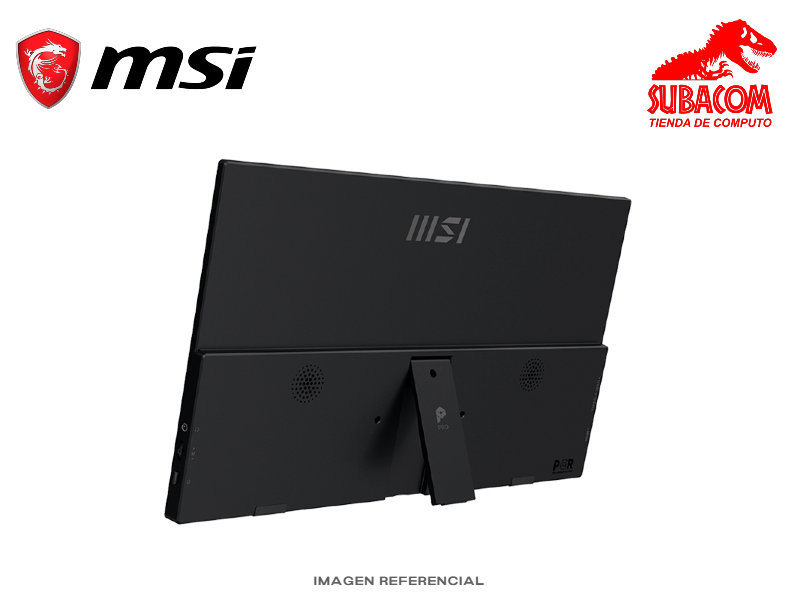 MONITOR PORTABLE, MSI PRO, MP165 E6. IPS, 15.6 p, FHD IPS, 60HZ, USB TIPO C, HDMI 2