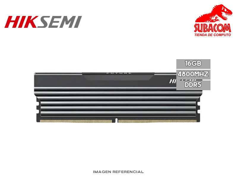 MEMORIA RAM HIKSEMI FUTURE, 16GB 4800MHZ DDR5, COLOR NEGRO
