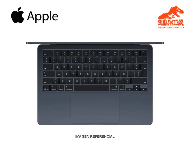 APPLE MACBOOK AIR M4 2025, RAM 16GB, SSD 256GB, PANT. 13.6" 2.5K (2560x1664) LIQUID RETINA, RETROILUMINADO, MACOS SEQUOIA, MIDNIGHT 1