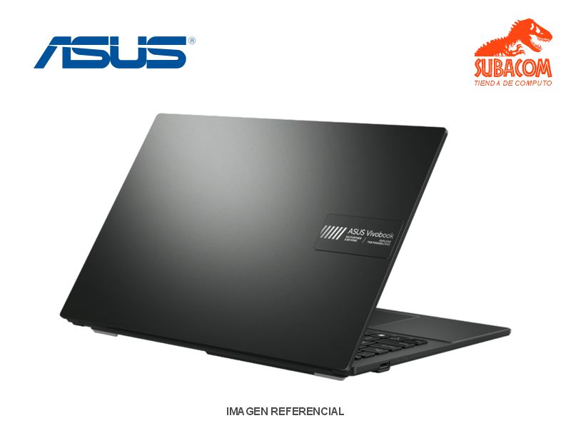 LAPTOP ASUS VIVOBOOK E1504FA, RYZEN 5 AI 40, RAM 8GB DDR5, SSD 512GB, PANT. 15.6" FHD IPS 60HZ, ESPAÑOL, 3 CEL, WIN 11, NEGRO 1