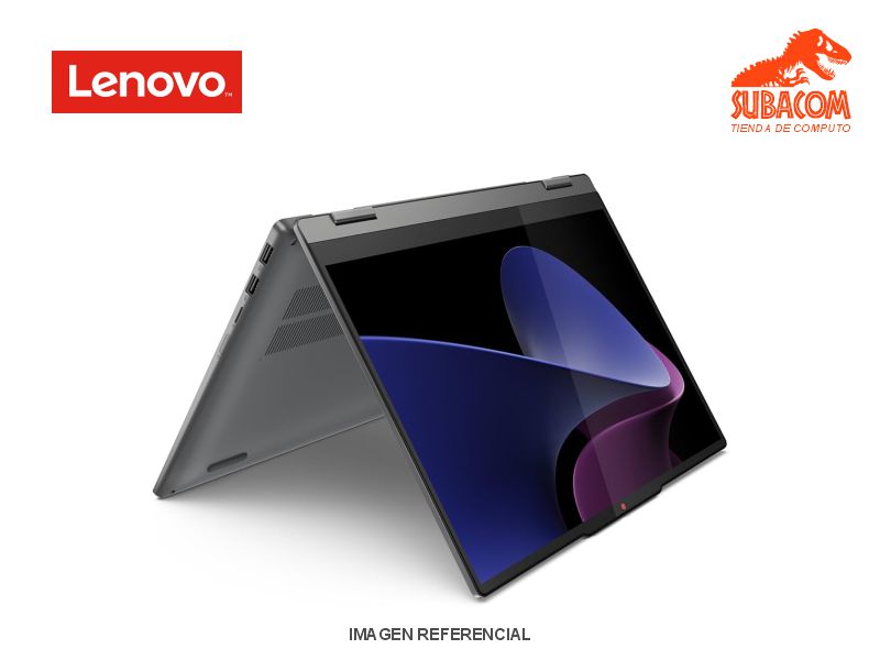 LAPTOP LENOVO IDEAPAD 5 2EN1, CORE 5 120U, RAM 16GB DDR5, SSD 512GB, PANT. 16" WUXGA IPS TACTIL, WIN 11, LUNA GREY 1