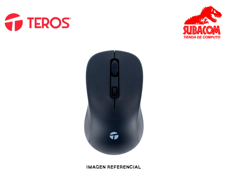 MOUSE INALÁMBRICO TEROS TE-1250AI , 2.4GHZ, 8 BOTONES, IA, DPI 3200, USB, BT