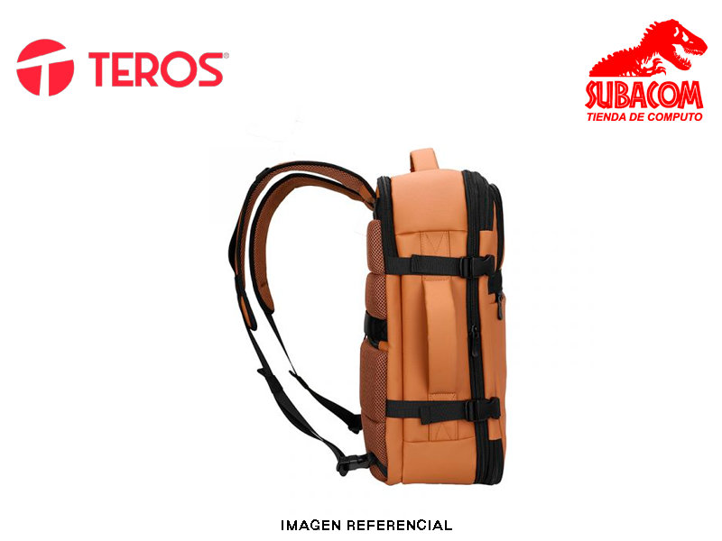 Mochila para Laptop Teros Travel, Hasta 15.6", Marrón 1