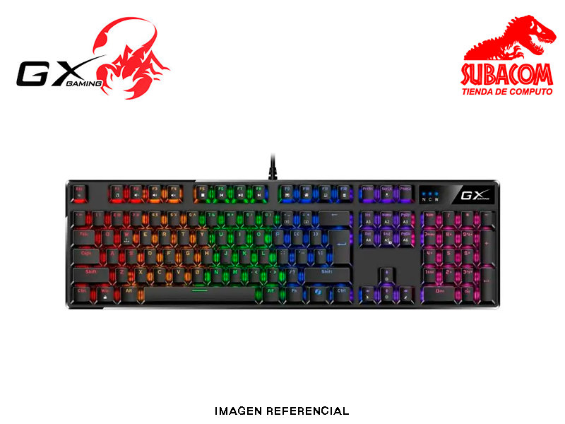 Teclado Mecánico Genius Scorpion K12, Switch Brown, RGB, Negro