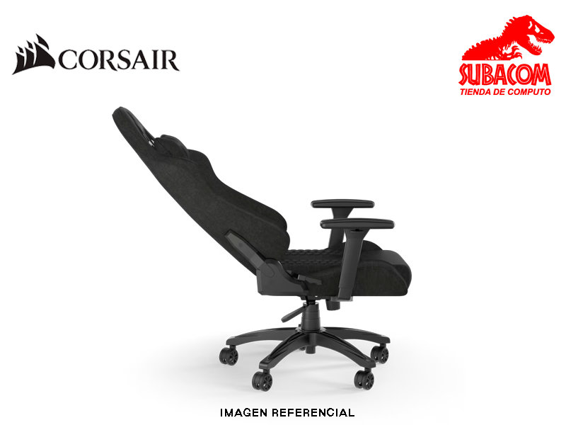 Silla Gamer Corsair TC100 Relaxed, Tela, Reclinable 160°, Negro 1