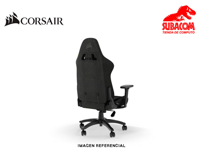 Silla Gamer Corsair TC100 Relaxed, Tela, Reclinable 160°, Negro 2
