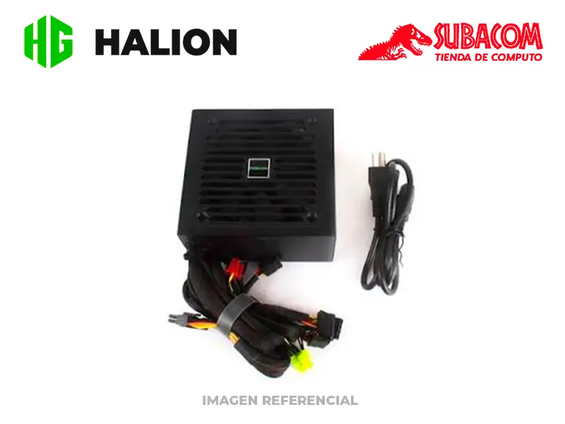 FUENTE DE PODER HALION ATX-550W REALES, OEM