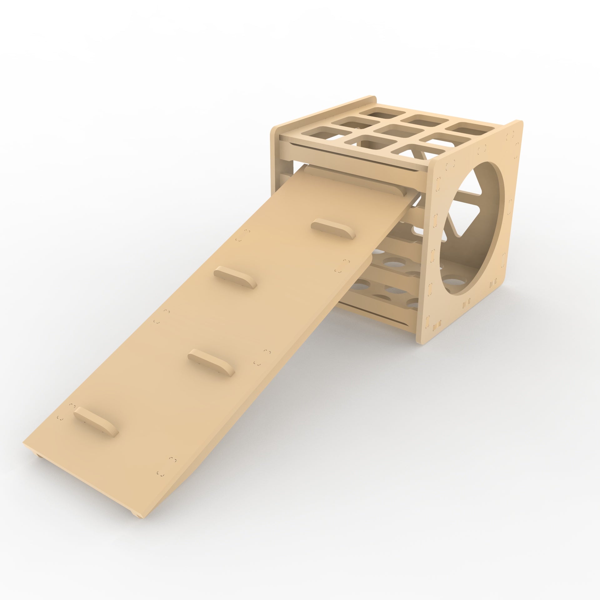Cubo Pikler con Rampa Reversible 2 en 1