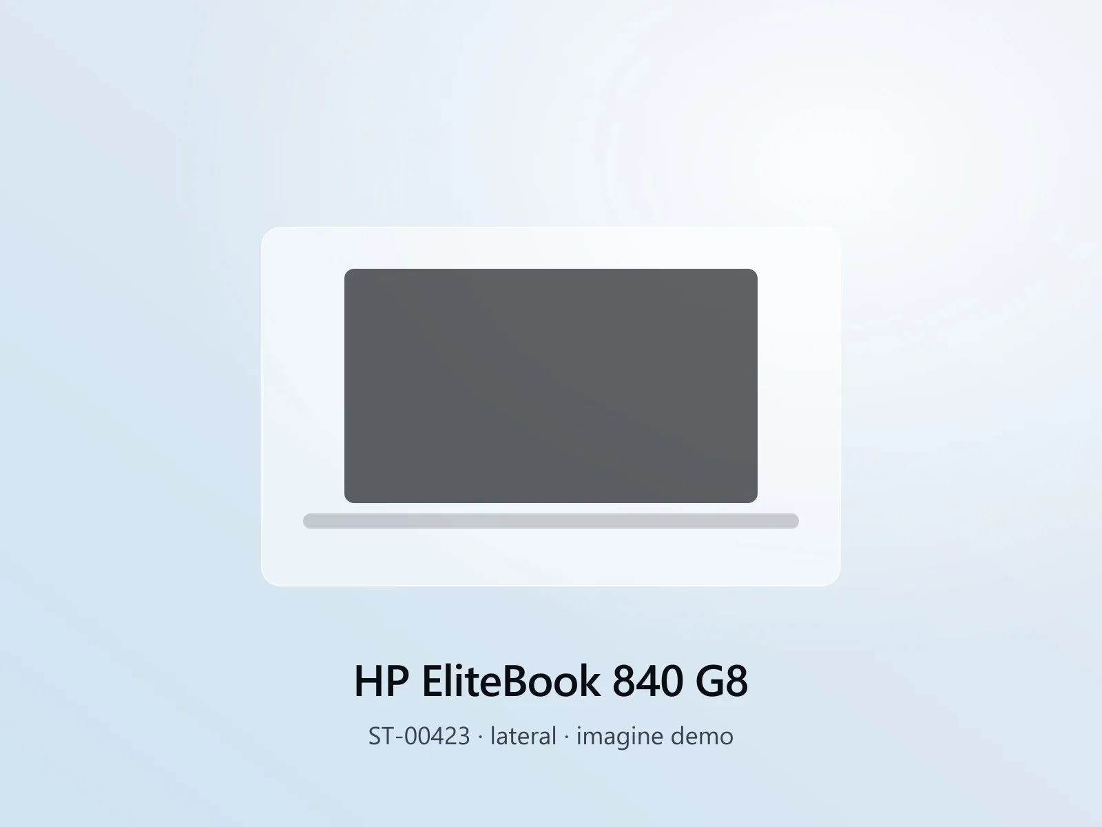 HP EliteBook 840 G8, vedere laterală