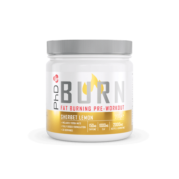 PHD Burn Pre-Workout Sherbet Lemon 200g