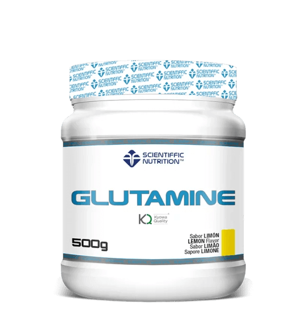 Scientific Nutrition Glutamine Kyowa 500 г лимон – порошковий L-глутамін для відновлення м’язів