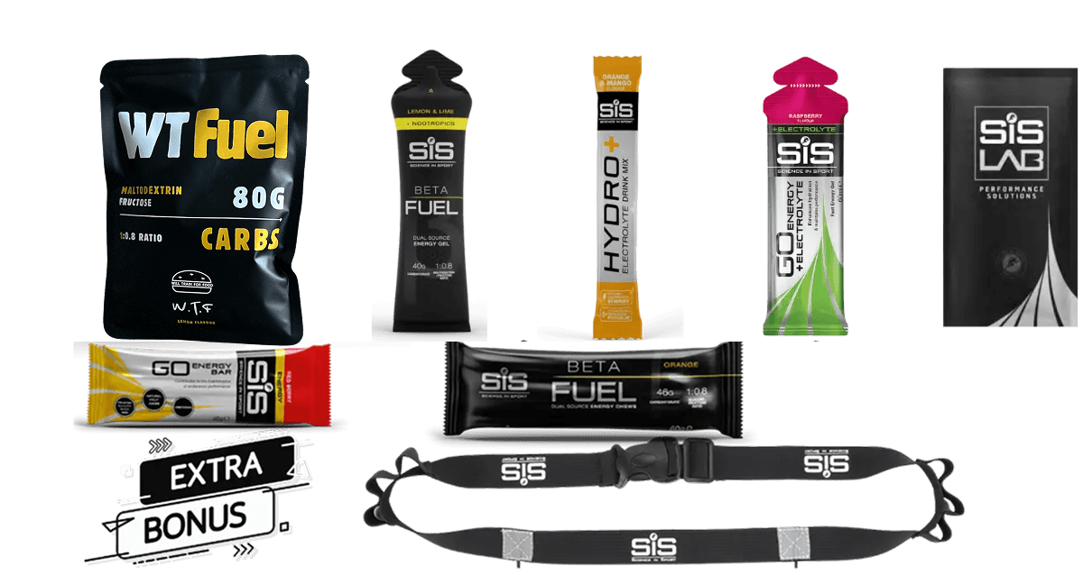 Набір спортивного харчування для дистанції Olympic Triathlon від SiS Ukraine. 