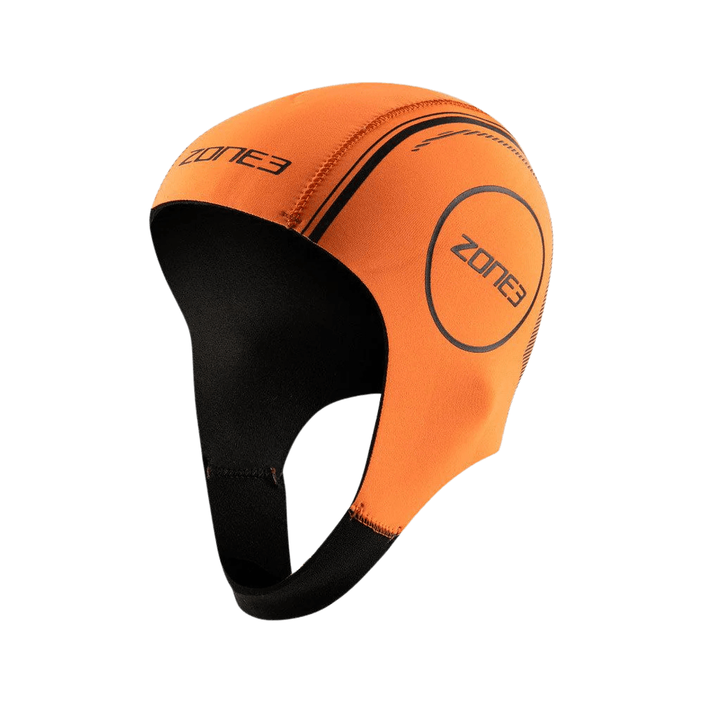 Помаранчева неопренова шапочка для плавання виготовлена з високоякісного матеріалу Yamamoto Smoothskin товщиною 4 мм.