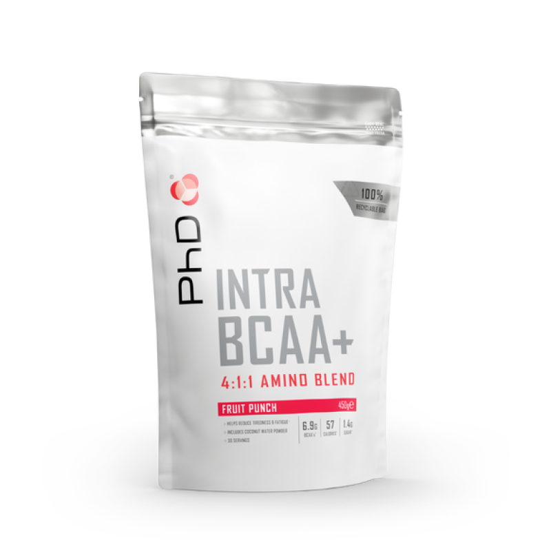 Харчова добавка для спортсменів амінокислоти PHD INTRA BCAA+ , 450 г