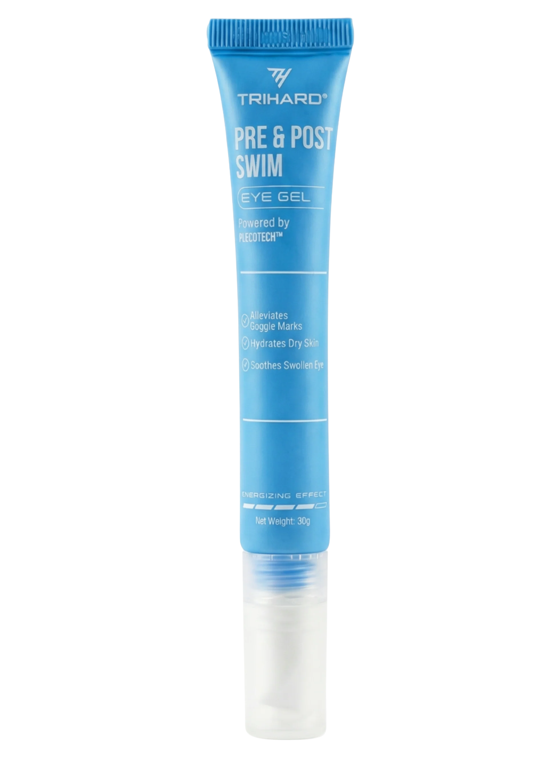 Trihard Pre & Post-Swim Eye Gel 30 г — гель для шкіри навколо очей з охолоджувальним керамічним наконечником для догляду до та після плавання