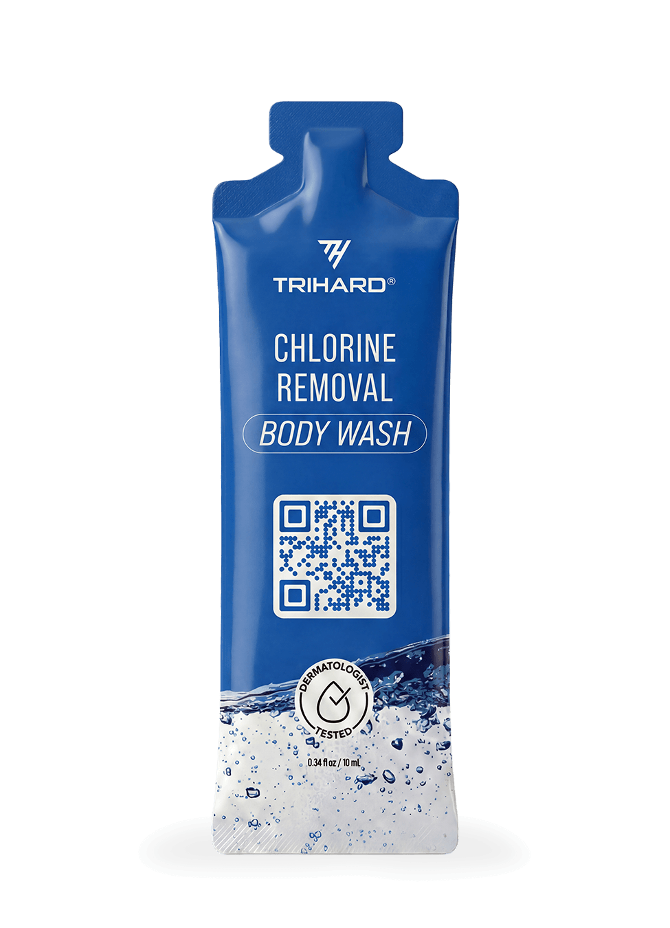 Trihard After-Swim Body Wash Extra Boost у стіку 10 мл — гель для душу після плавання для видалення хлору та солі зі шкіри у зручному форматі в дорогу