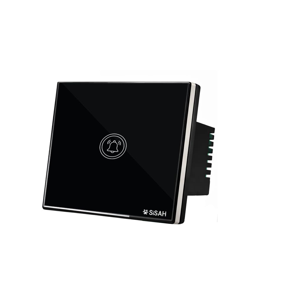 Sisah Hot Digital Glass Touch Bell Switch Modular Fitting