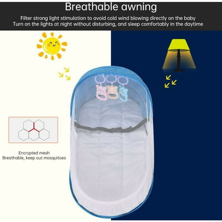 Portable Multifunctional Infant Baby Bed and Mosquito Net Mom Backpack