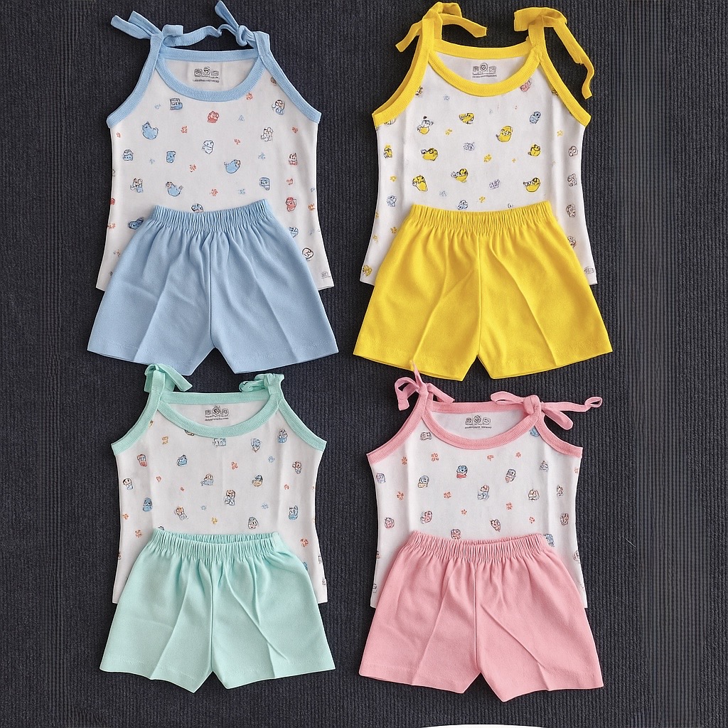 Sando and Shorts Cotton Set