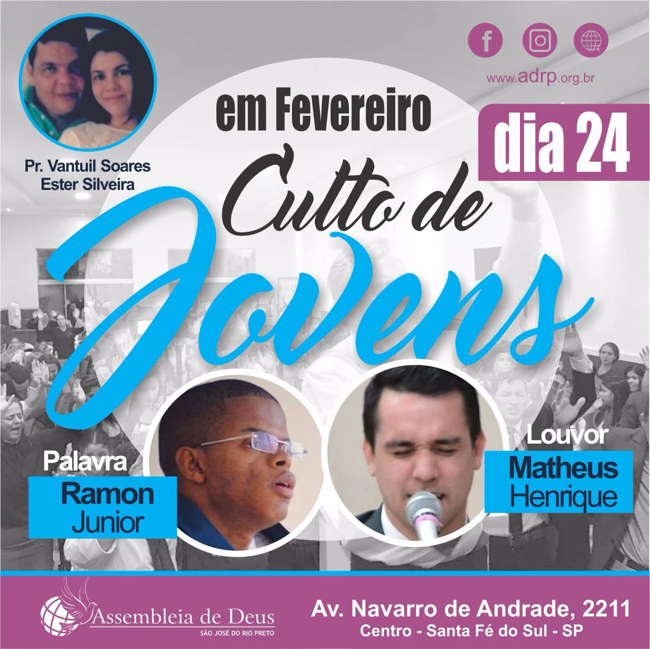 Culto de Jovens - Fevereiro de 2018