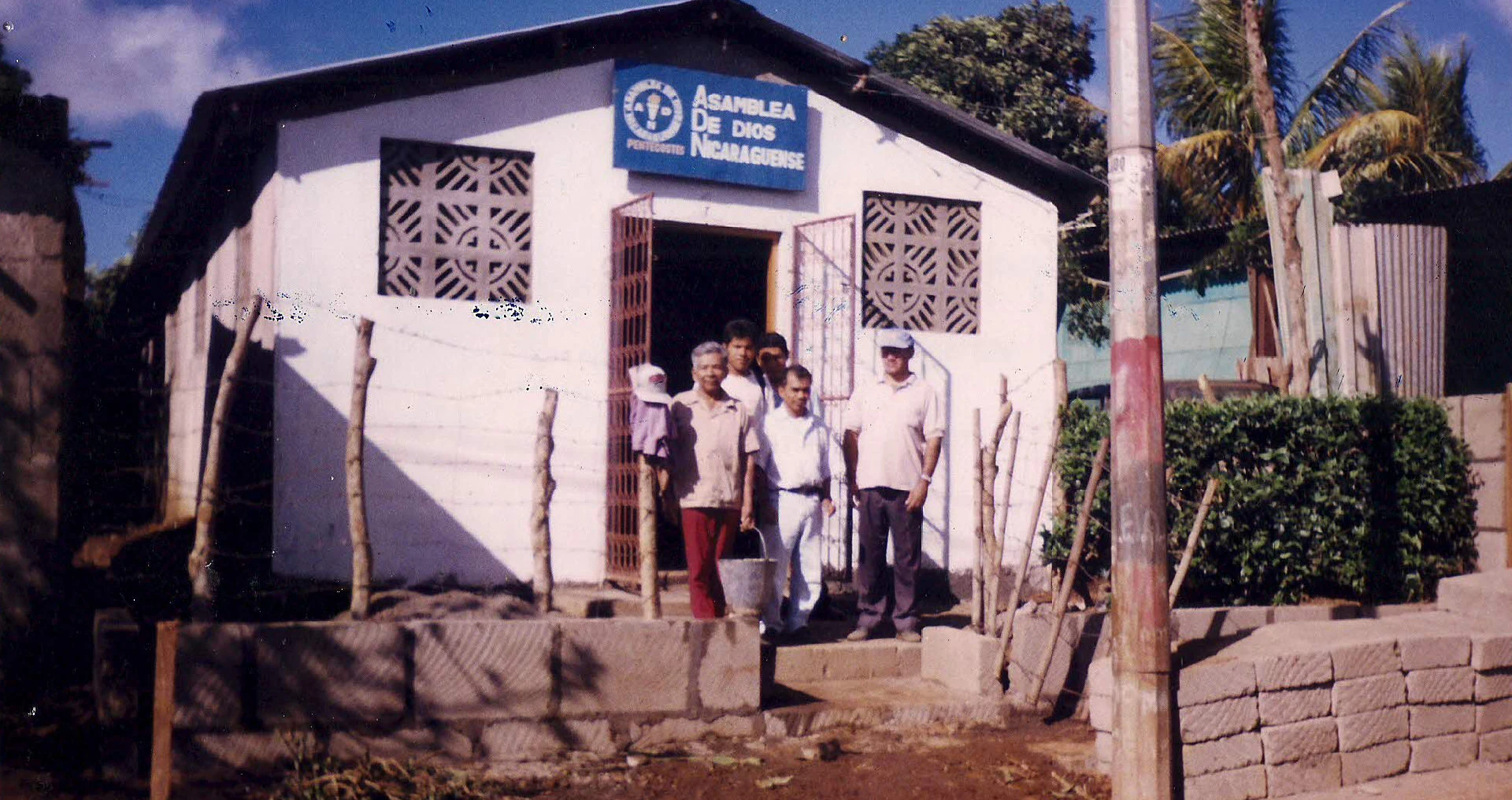 Congregação em construção em Nicarágua