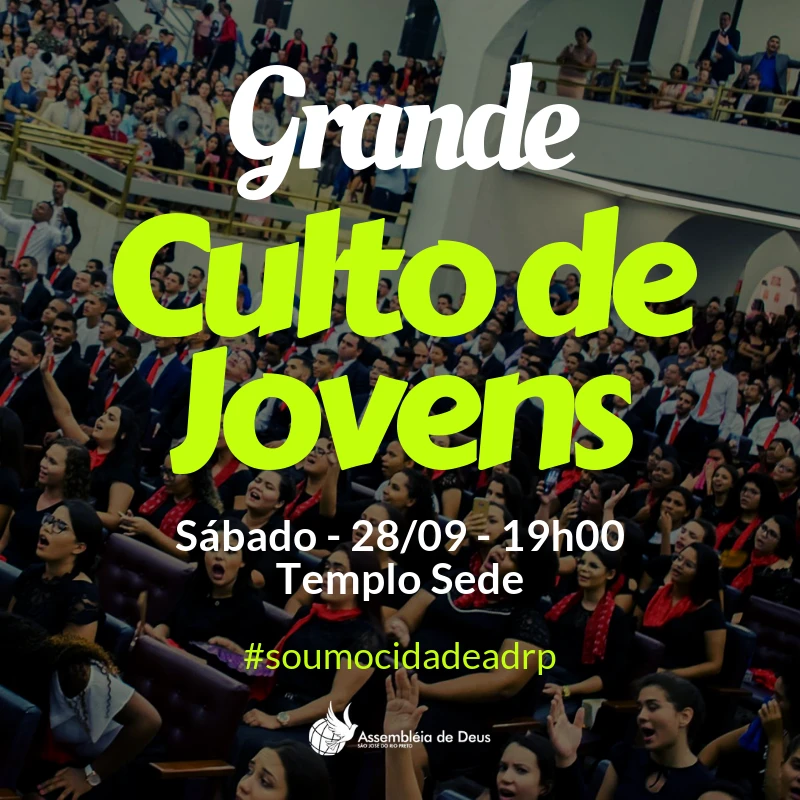 Culto de Jovens - Setembro - 2019