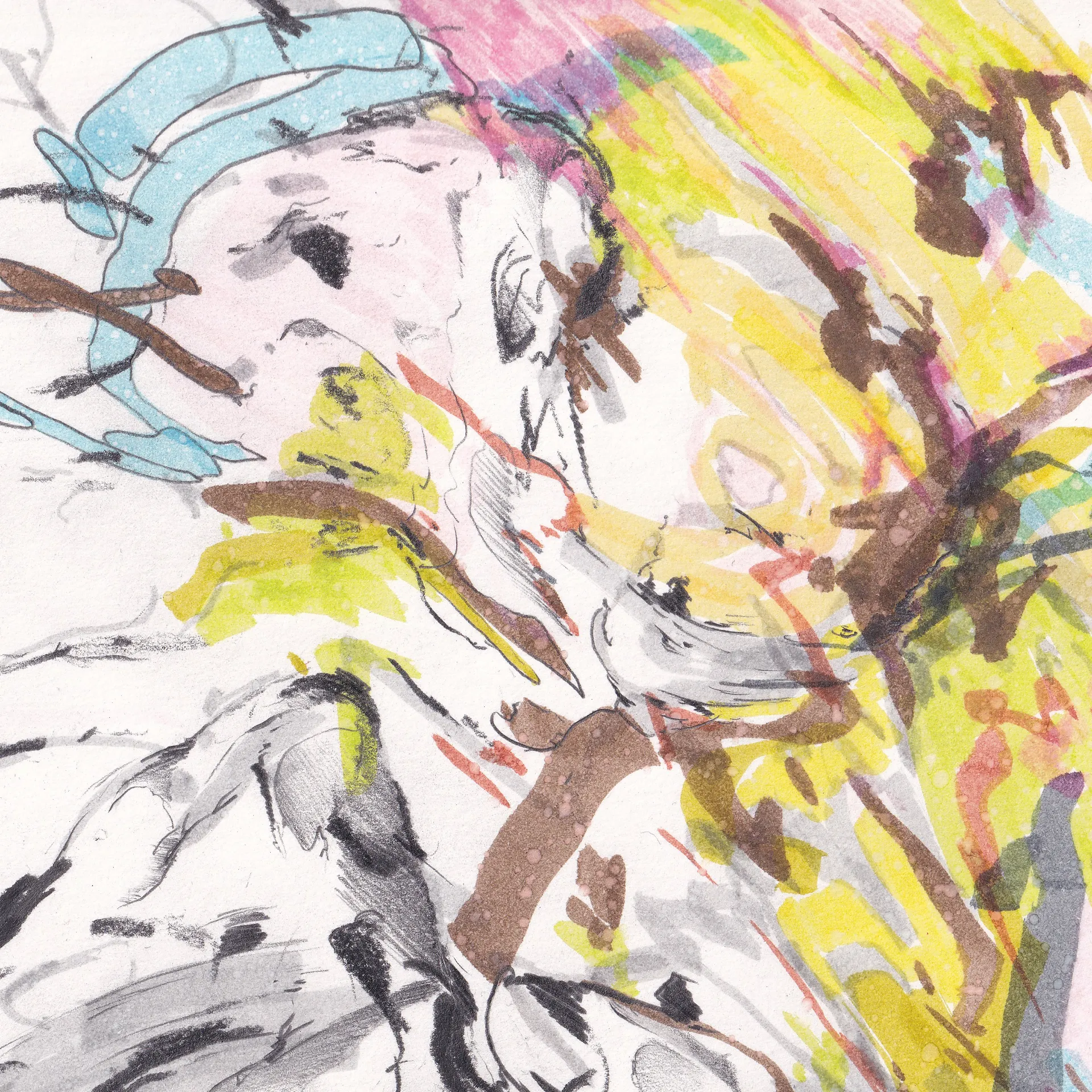 Felt Tip and Pencil Drawing - view 2
