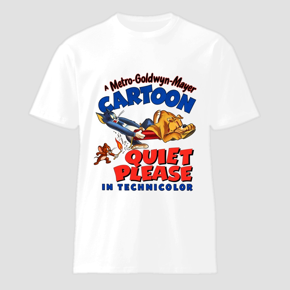 Quiet Please Tom And Jerry Shirt