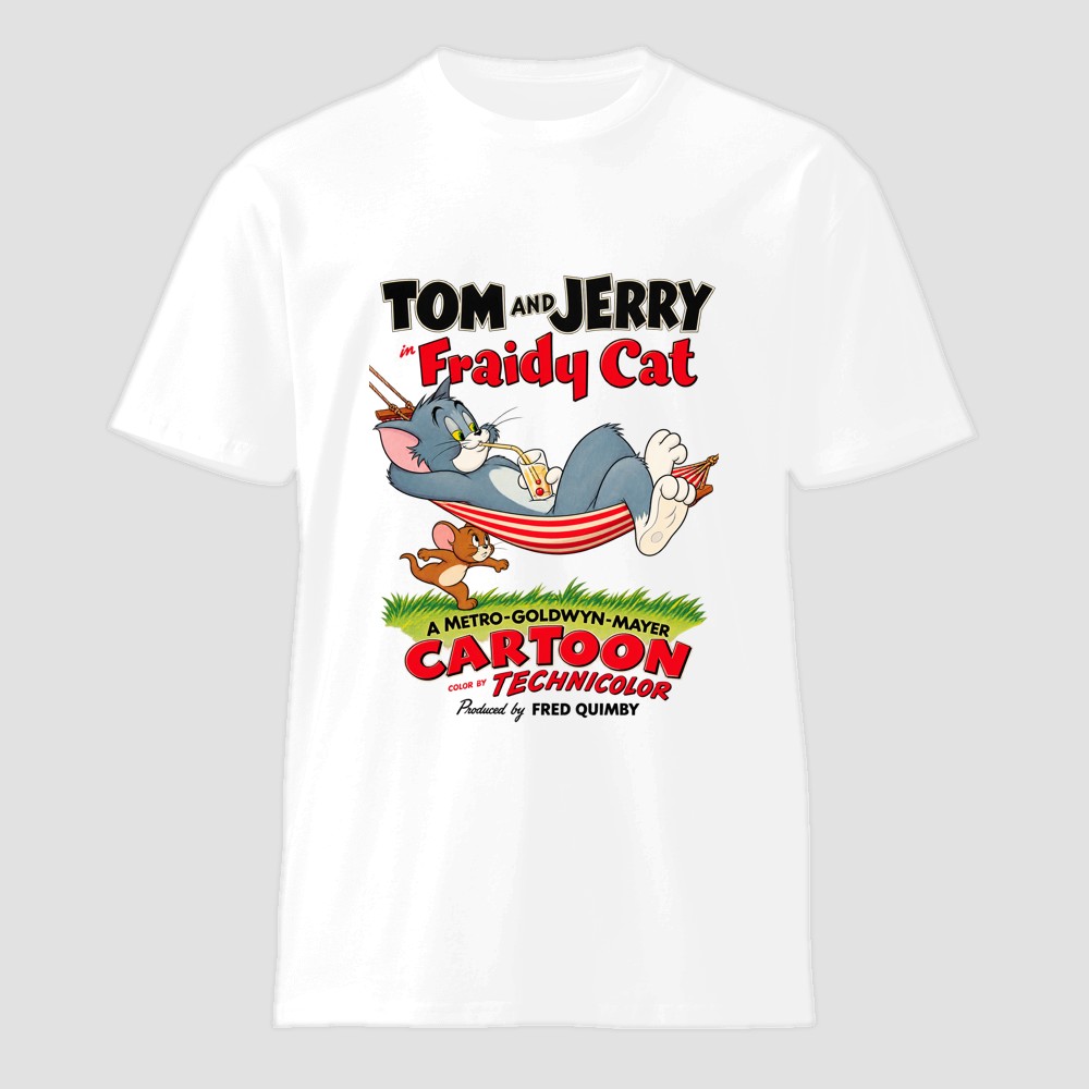 Tom And Jerry Fraidy Cat Shirt