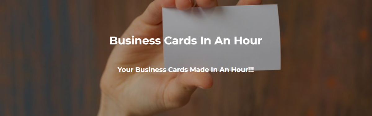 Business Cards In An Hour