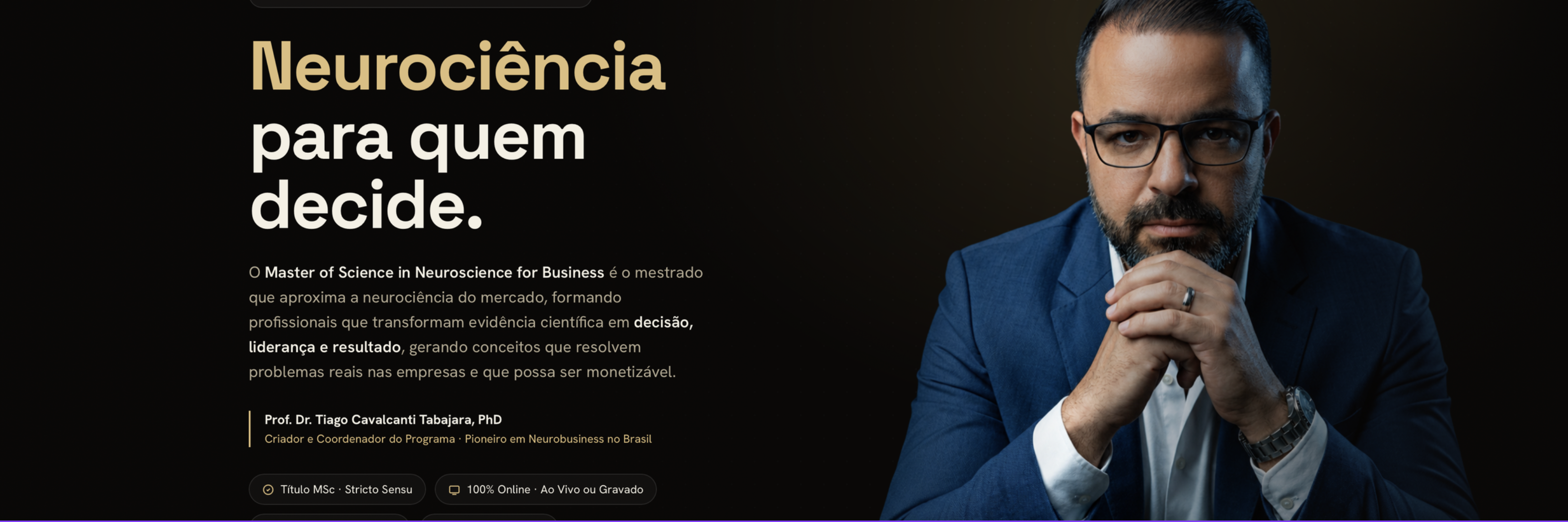 Master of Science in Neuroscience for Business