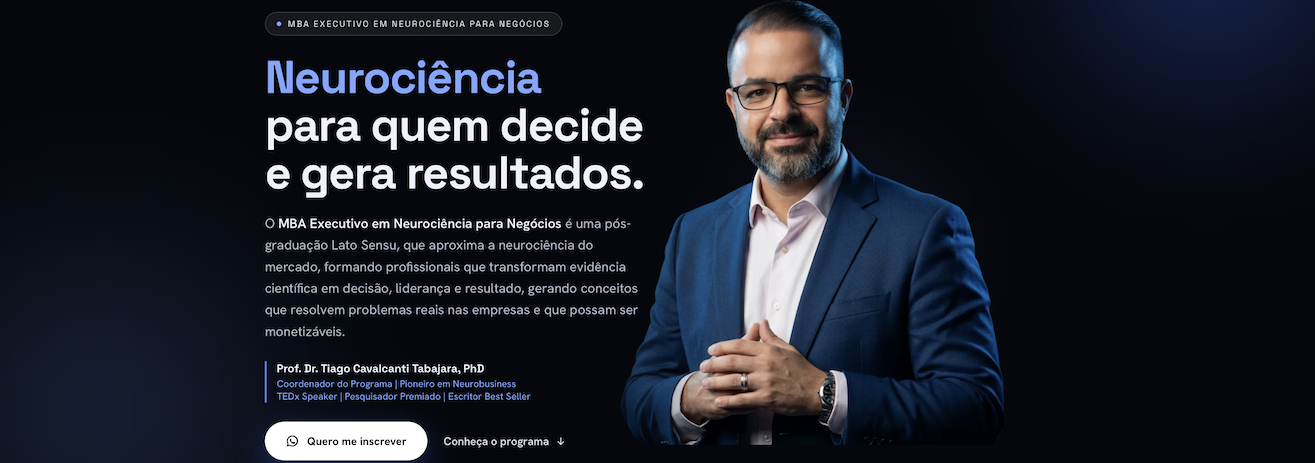 MBA Executivo em Neurociência para Negócios