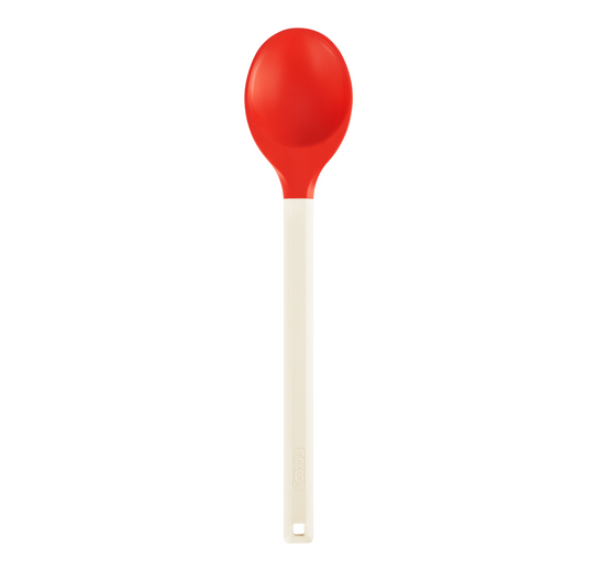 Colher de Silicone com Cabo Plástico Linha Slim - Vermelho