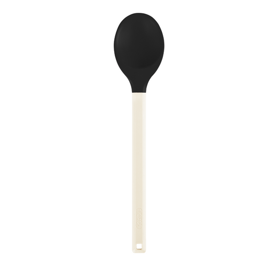 Colher de Silicone com Cabo Plástico Linha Slim - Preto