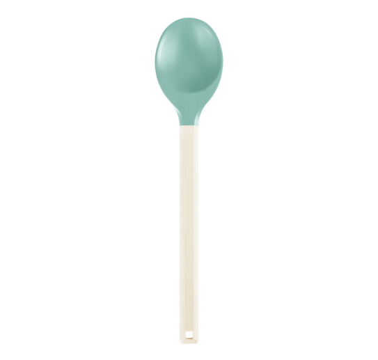 Colher de Silicone com Cabo Plástico Linha Slim - Verde