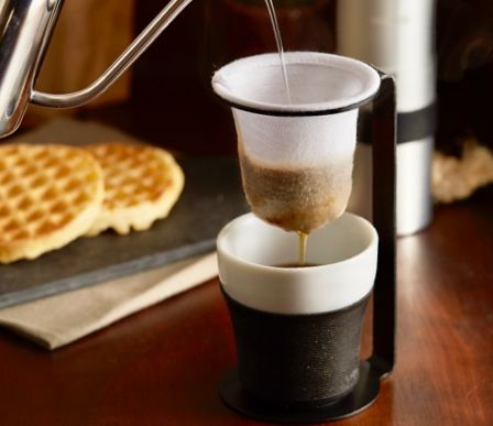 Mini Colador de Café con Filtro de Tela