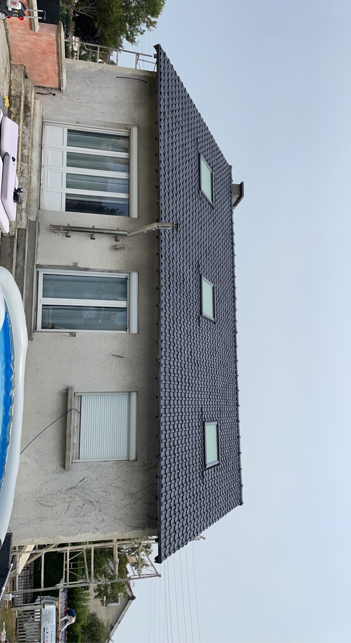 Rénovation + peinture de tuile 
